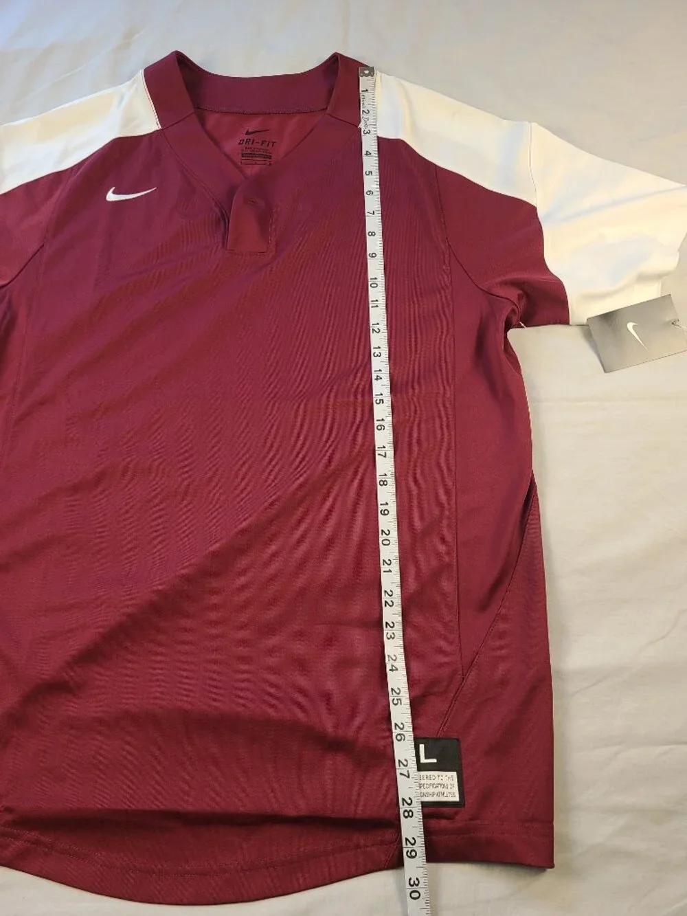Nike Shirt Men's L Red & White